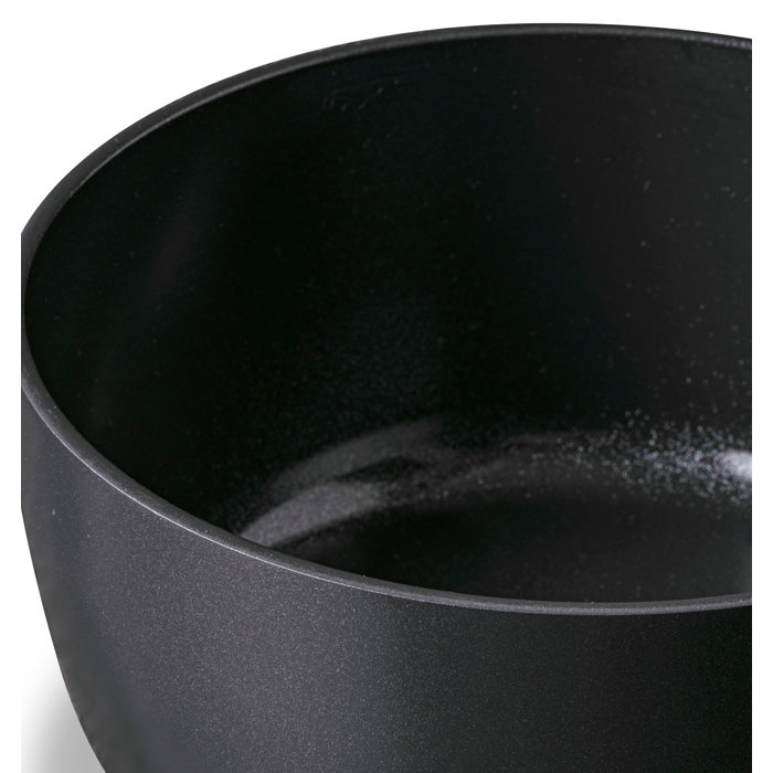 GreenPan Reserve Black Healthy Ceramic Nonstick Saucepan Set with Lids
